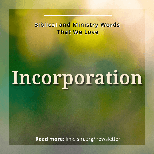 Incorporation