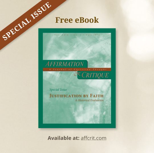 Free eBook of Affirmation & Critique, Special Issue